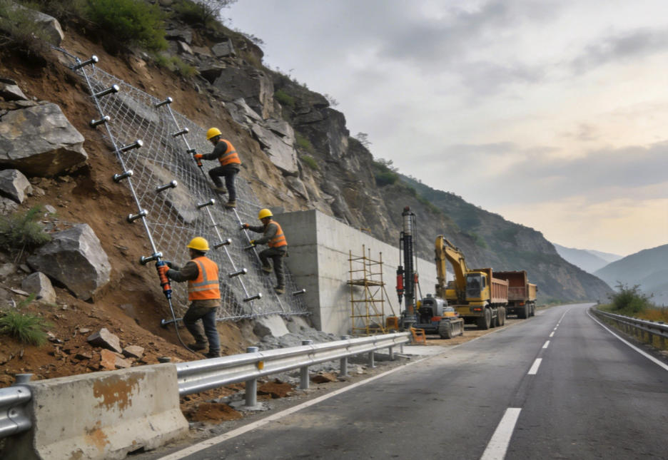清远公路道路护坡